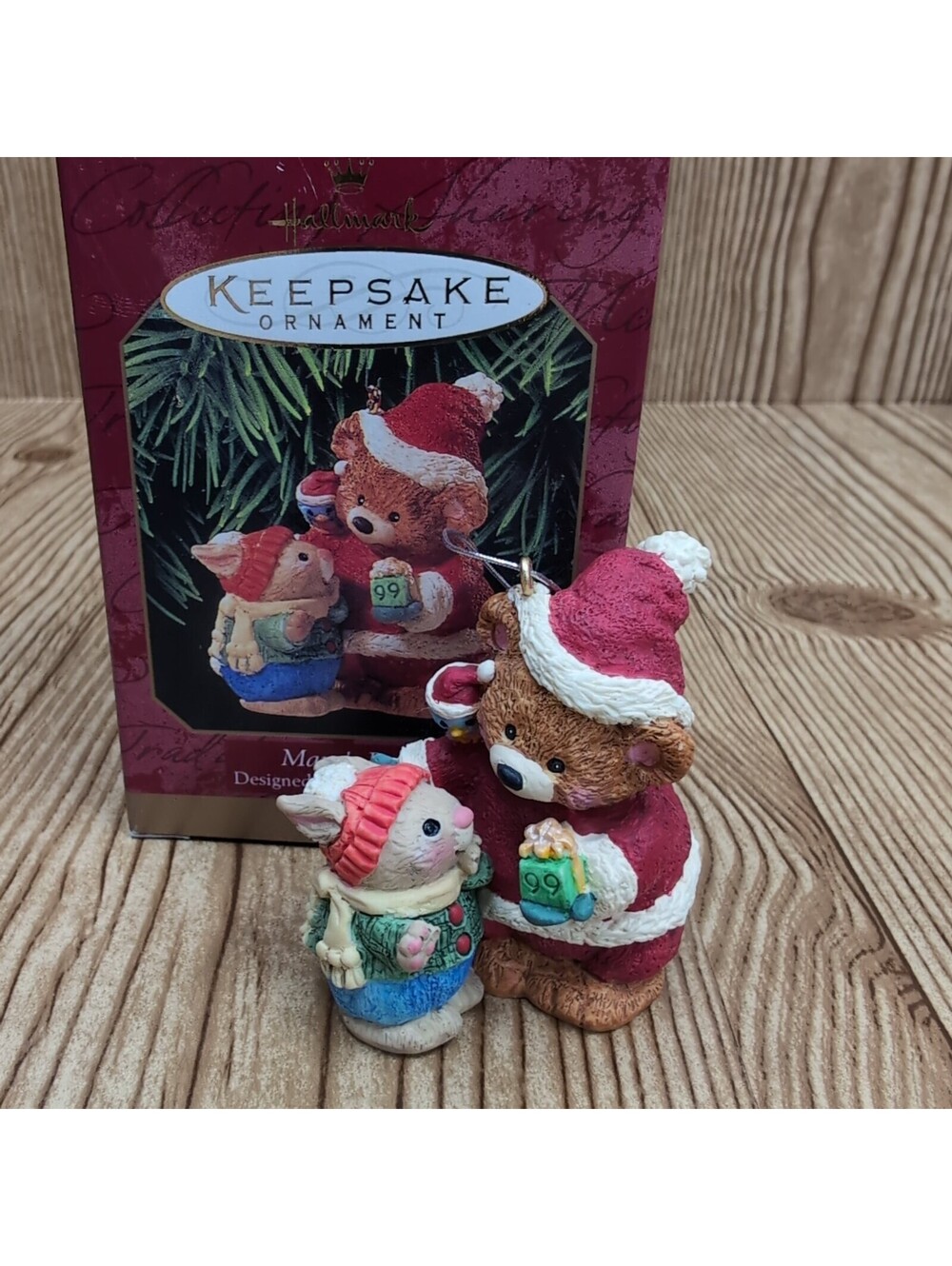 Hallmark 1999 Keepsake Mary's Bears Christmas Ornament Mary Hamilton Vintage Box